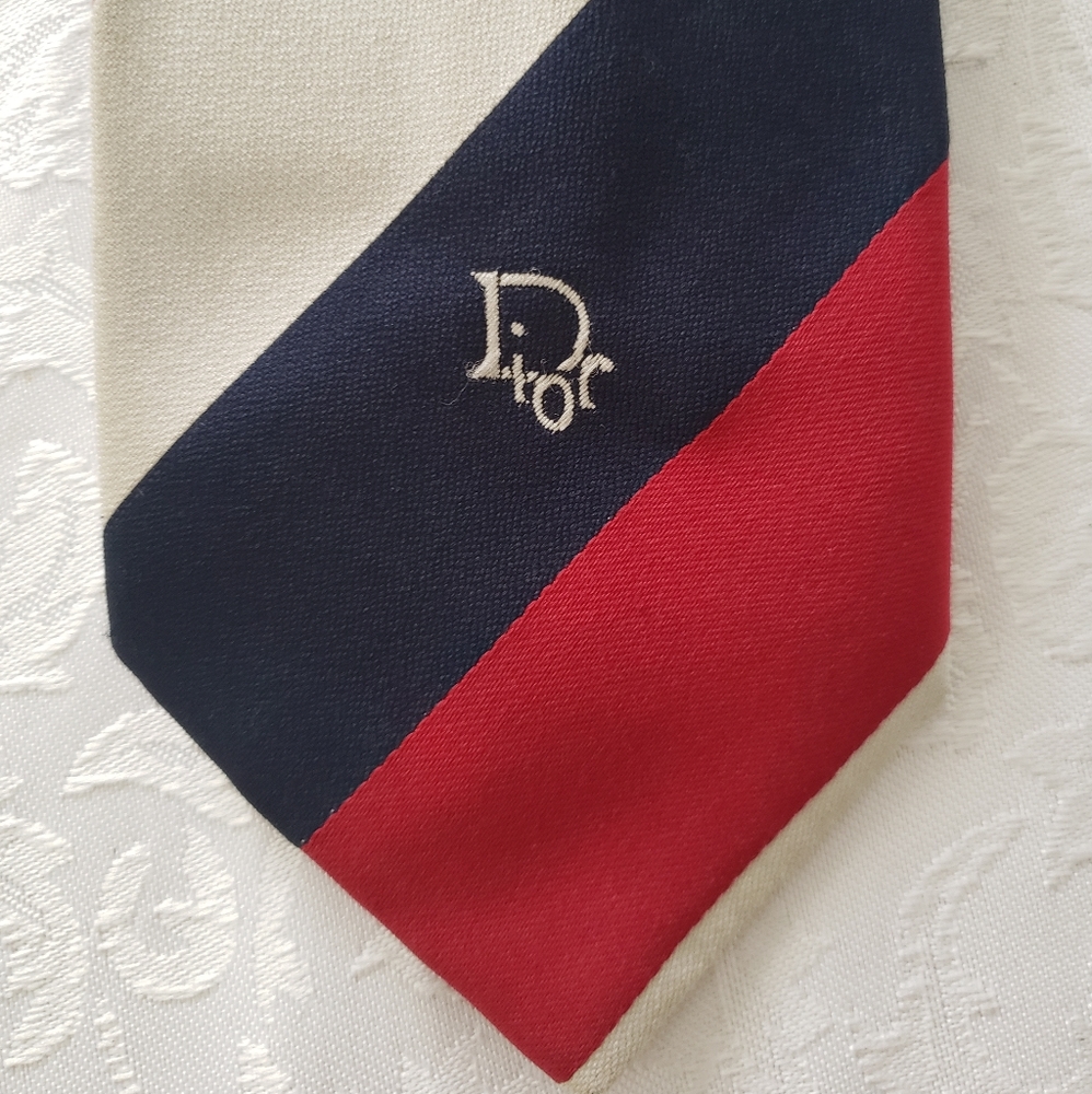 Vintage Patriotic Dior Tie
